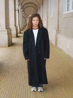Alva oversized frakke - Sort