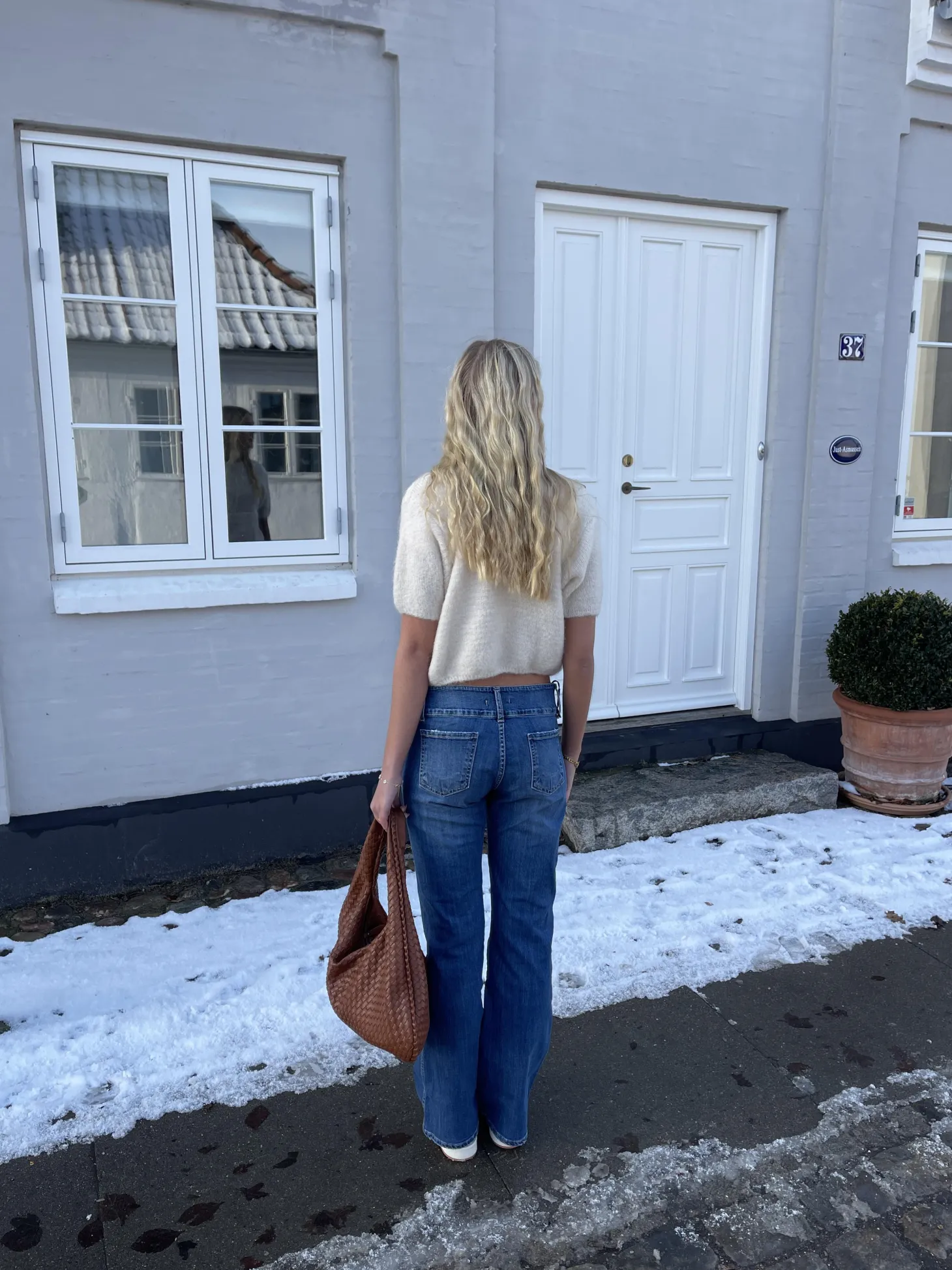 Amani bootcut jeans - Blå denim