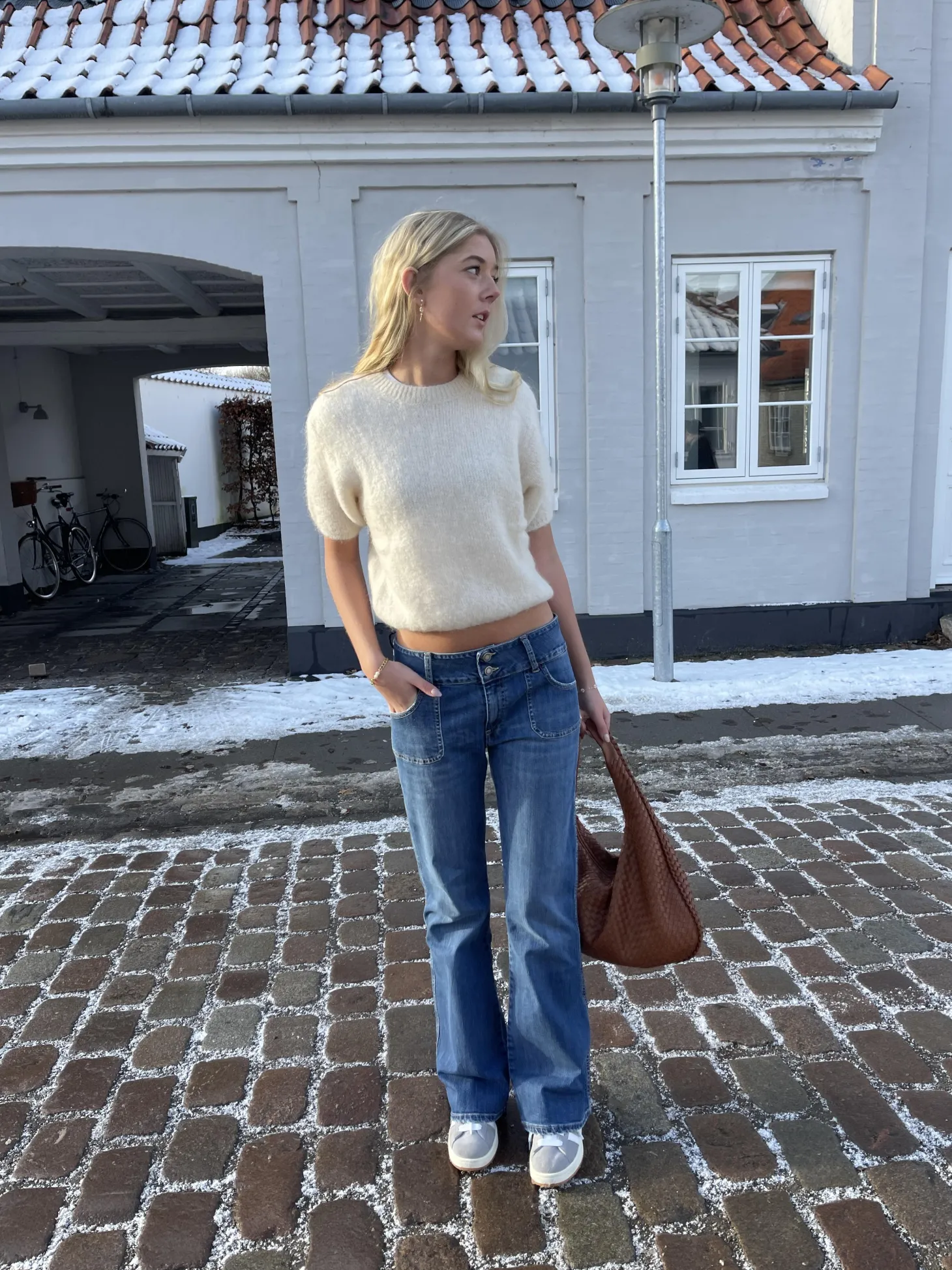 Amani bootcut jeans - Blå denim
