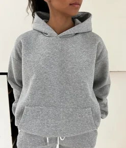 Anelise hoodie - Grå melange