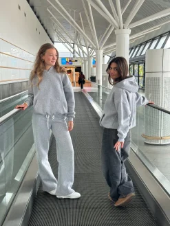Anelise hoodie - Grå melange