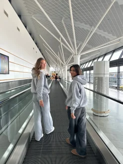 Anelise hoodie - Grå melange