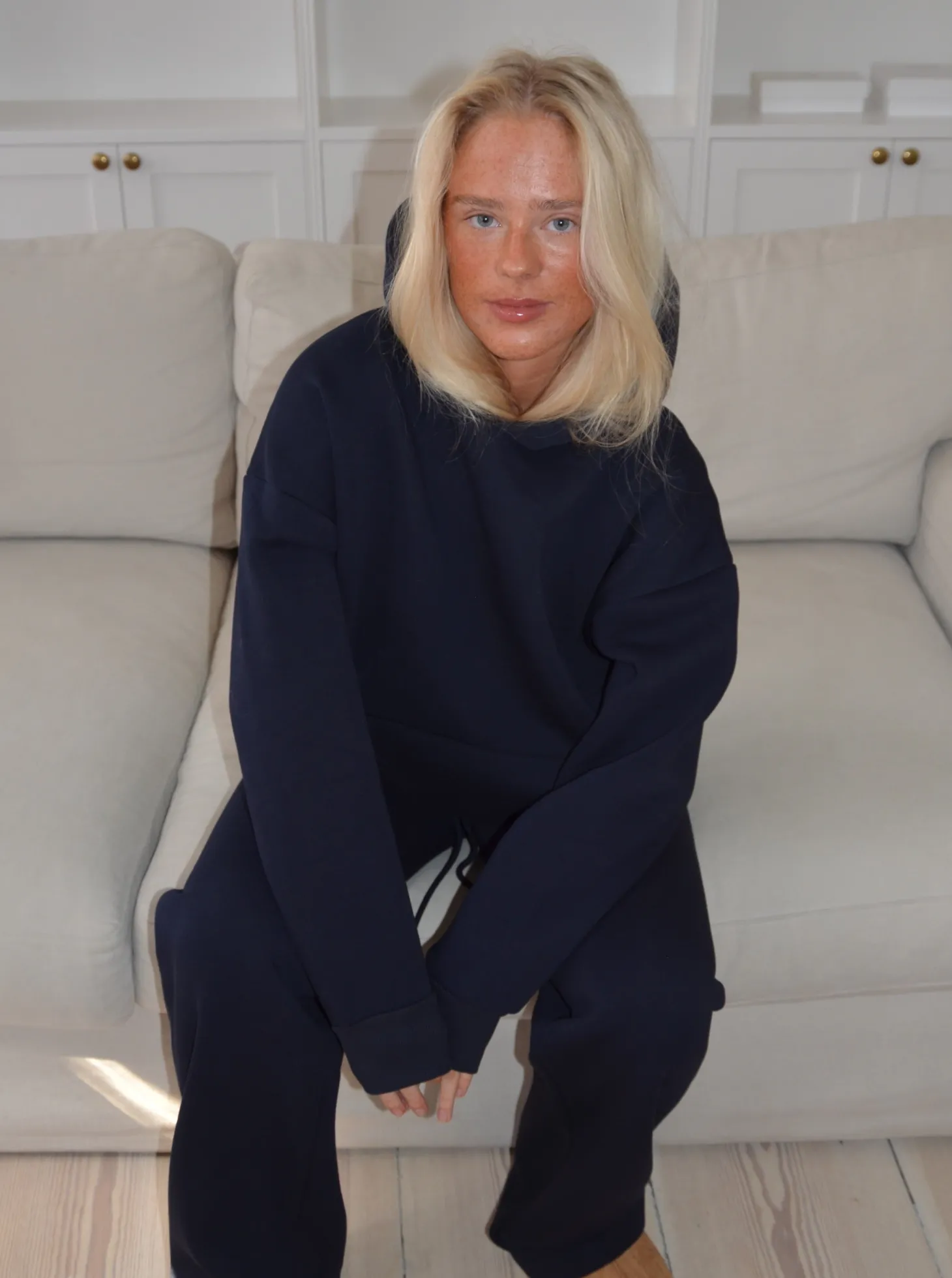 Anelise hoodie - Navy