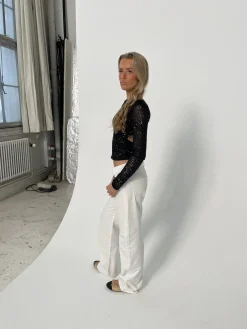 Anemon oversized jeans - Hvid