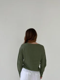 Angel hørbluse - Kaki