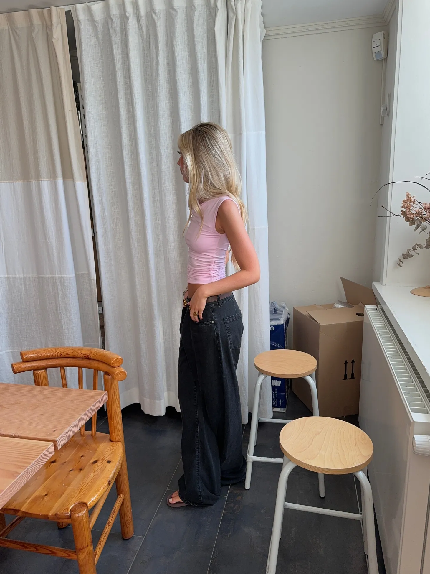 Audrey jeans - Sort