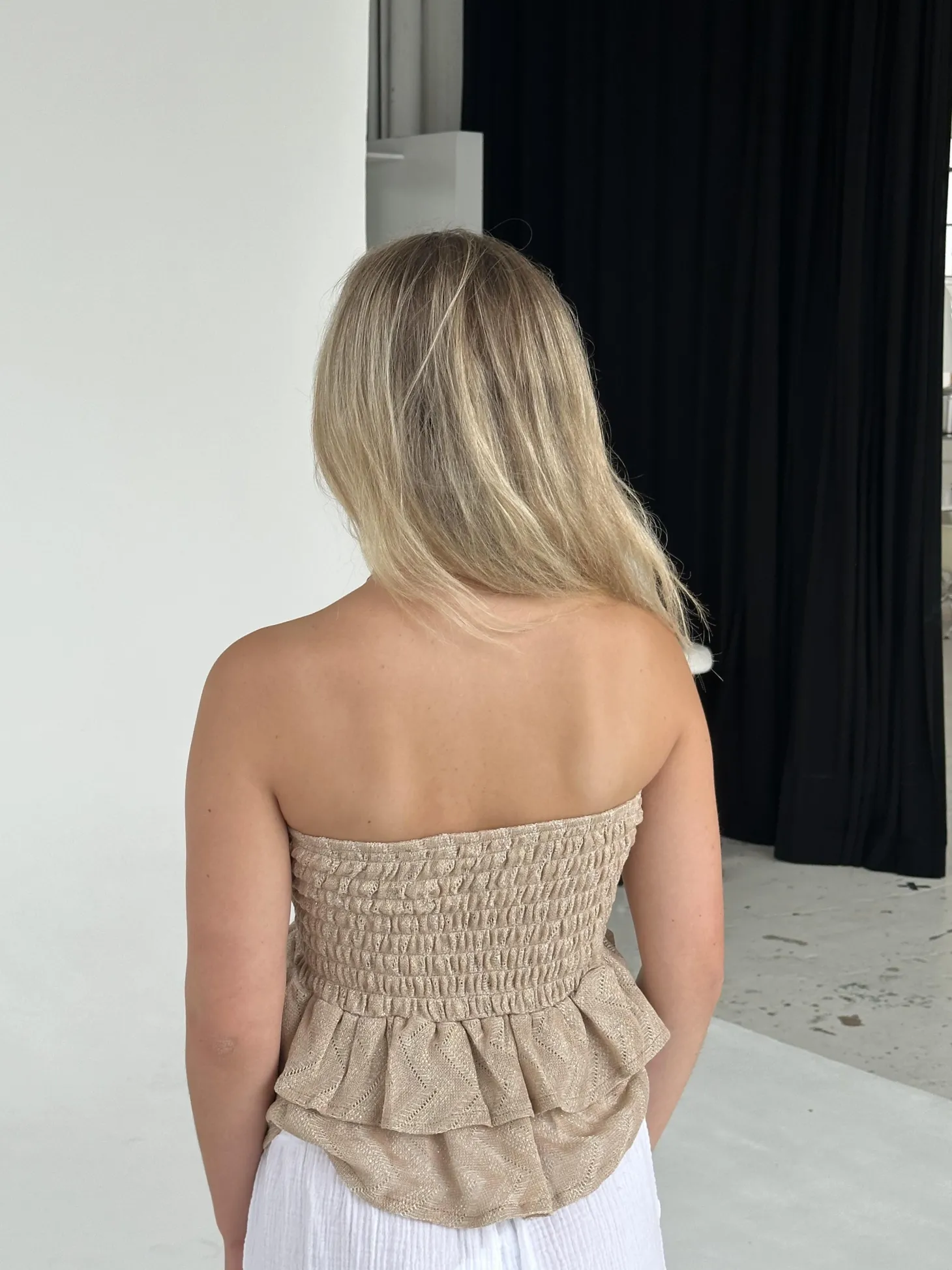 Ayia nederdel/top - Beige