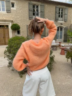 Benny striktrøje - Orange
