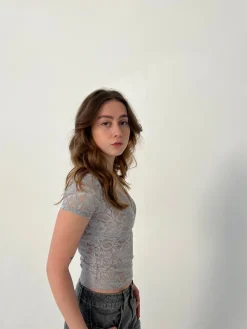 Bernadette blondetop - Grå