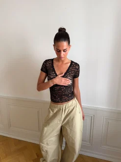 Bernadette blondetop - sort