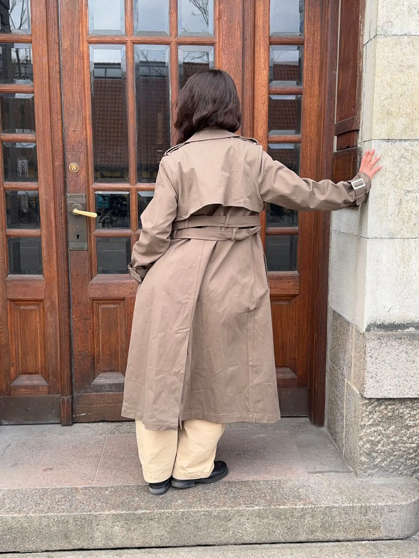 Bitta trenchcoat - Brun