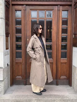 Bitta trenchcoat - Brun