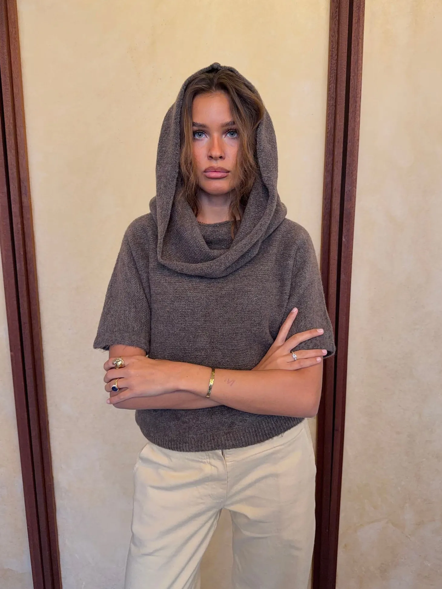 Bolivia multi striktrøje - Taupe