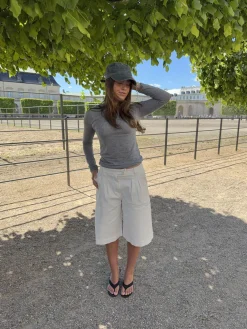 Cassidy bermudashorts - Hvid