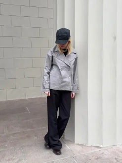 Catinka trenchcoat - Grå