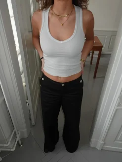 Chiara tanktop - Lys grå