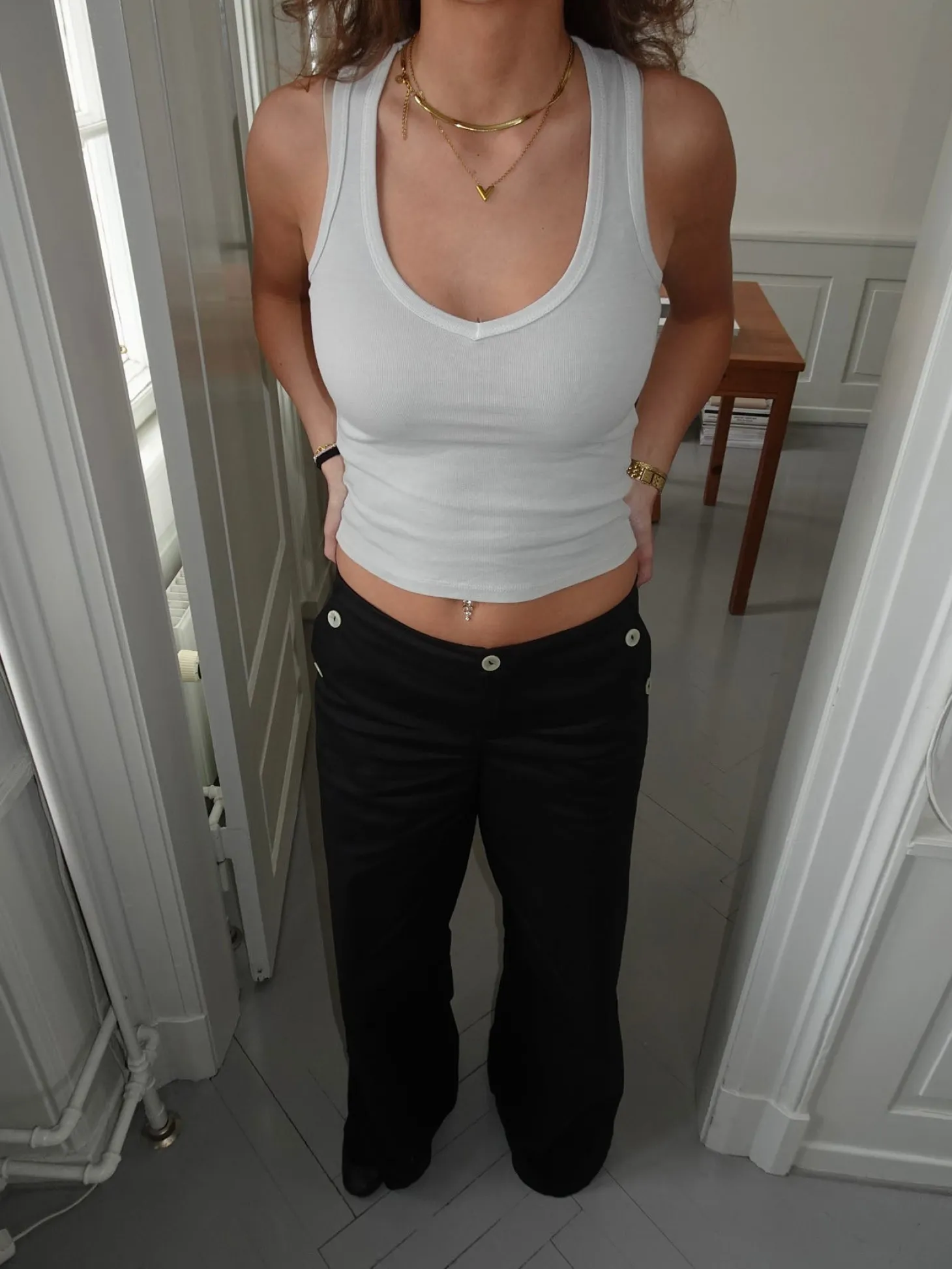 Chiara tanktop - Lys grå