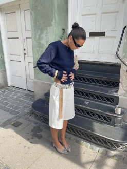 Cilena bermudashorts - Hvid