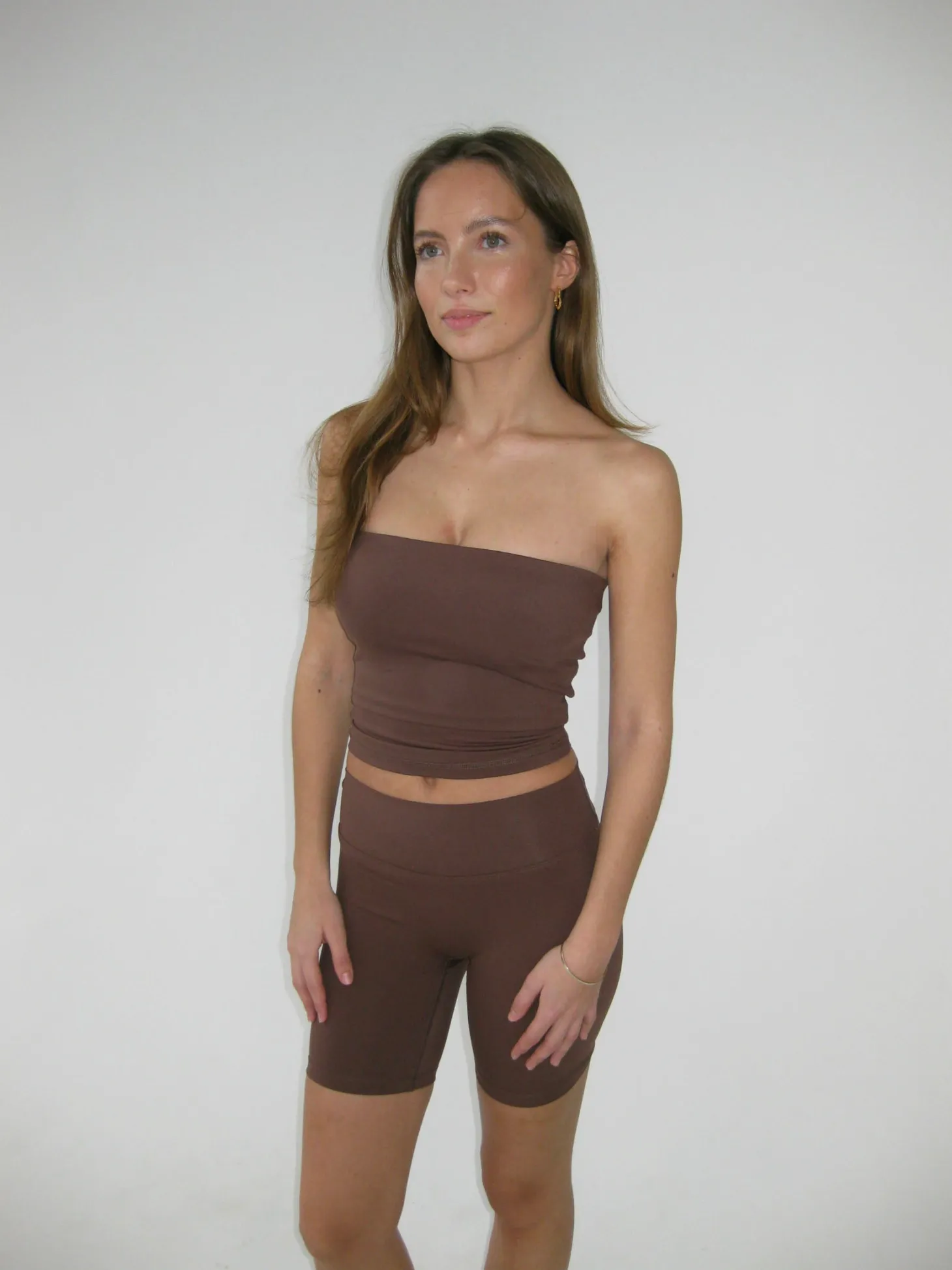 Core tube top - Espresso