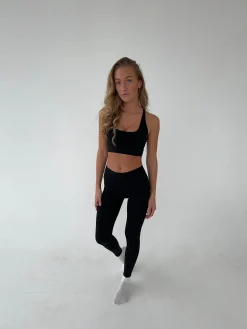 Crossback bra - Jet Black