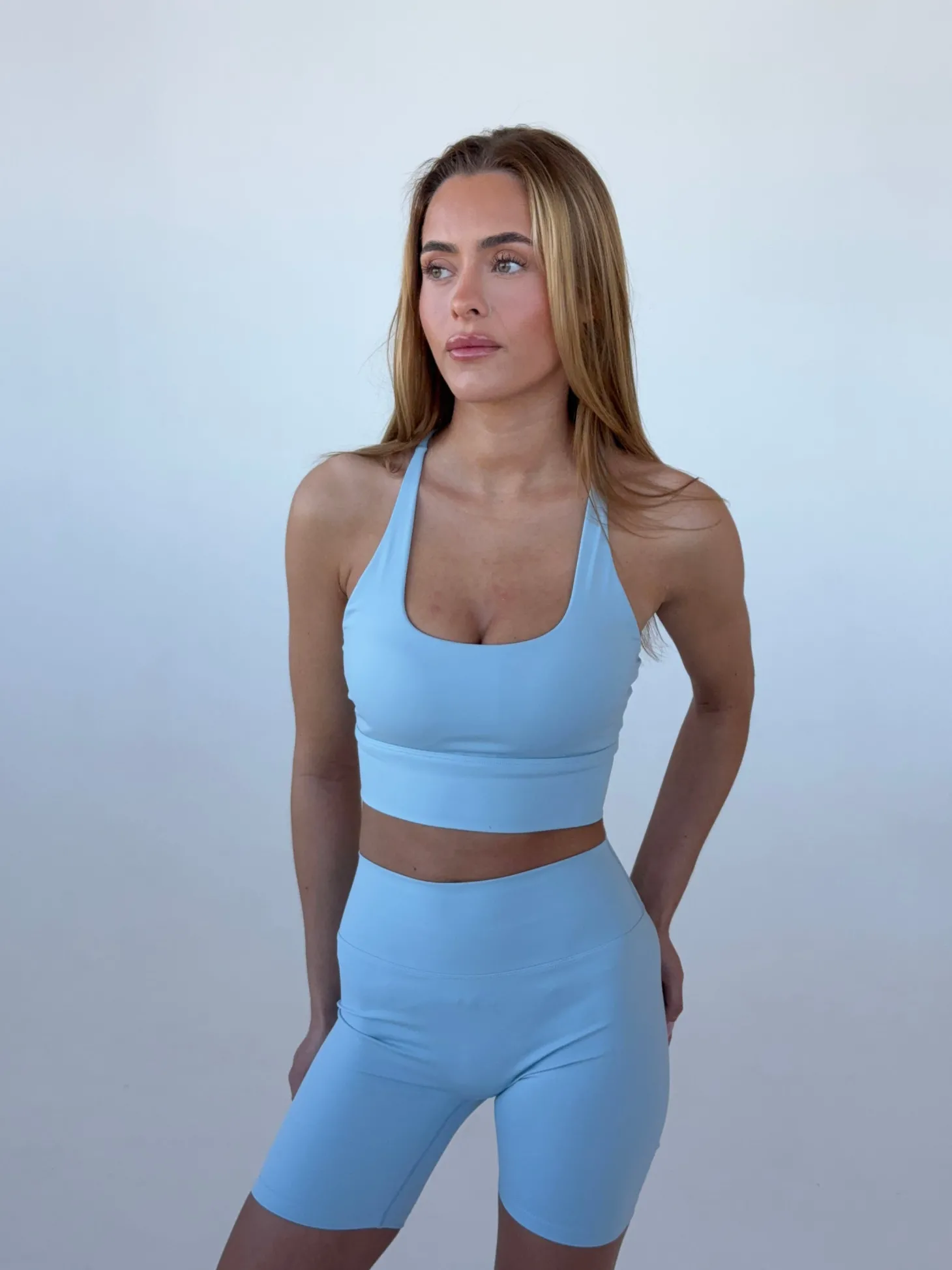 Crossback bra - Sky