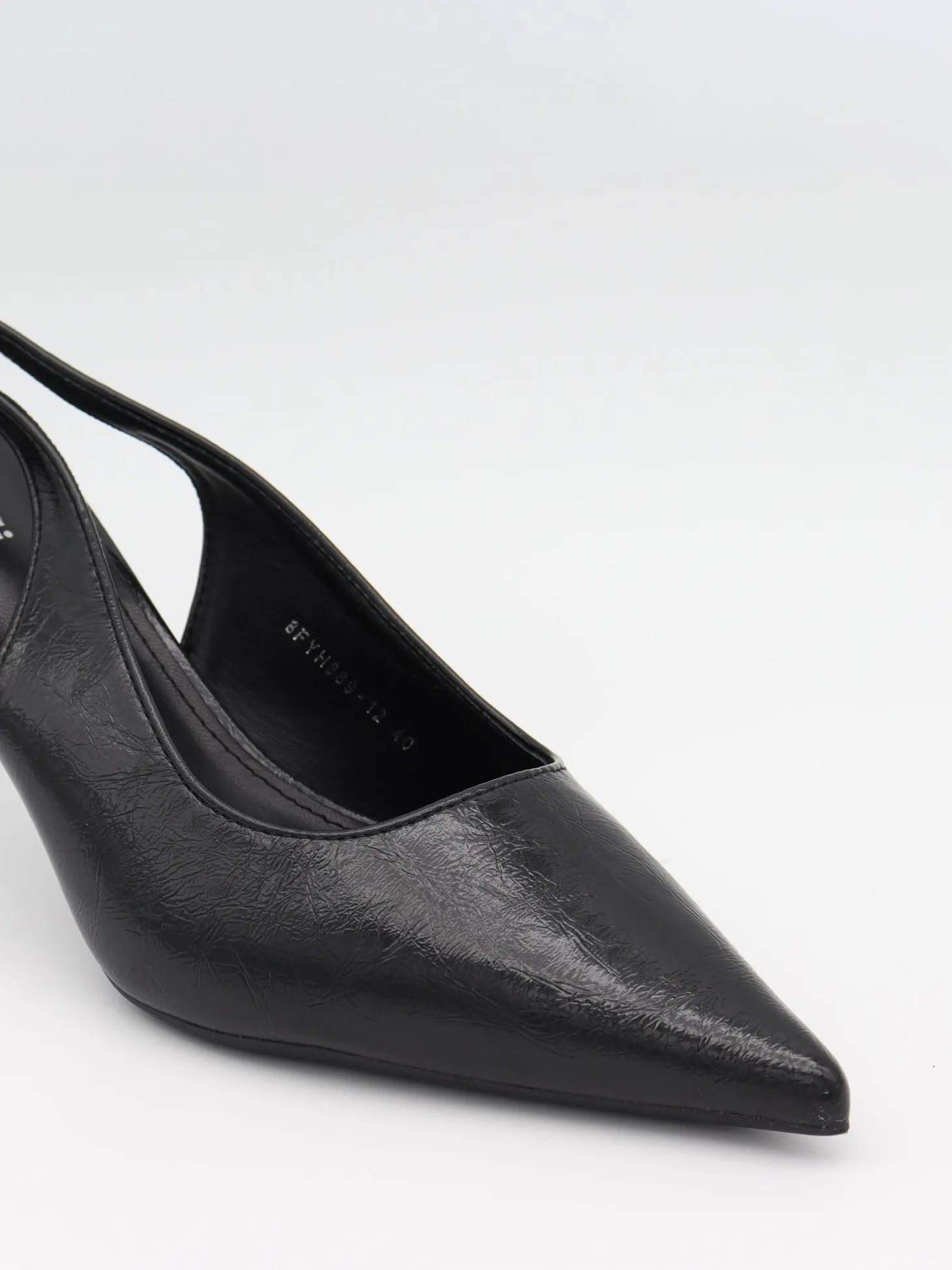 Donnatella slingback hæle - Sort