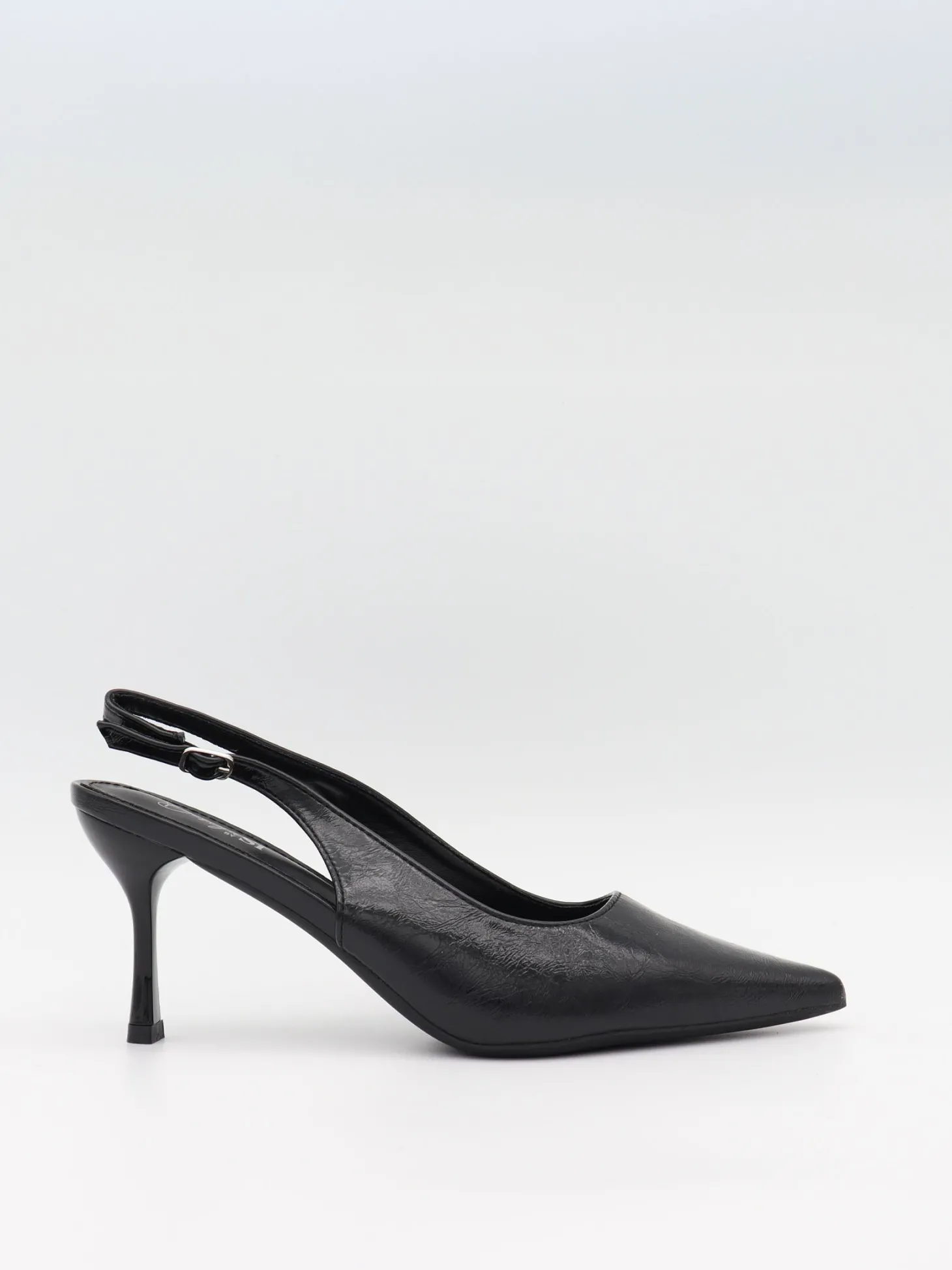 Donnatella slingback hæle - Sort