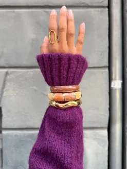 Ebony armbånd - Brun/beige