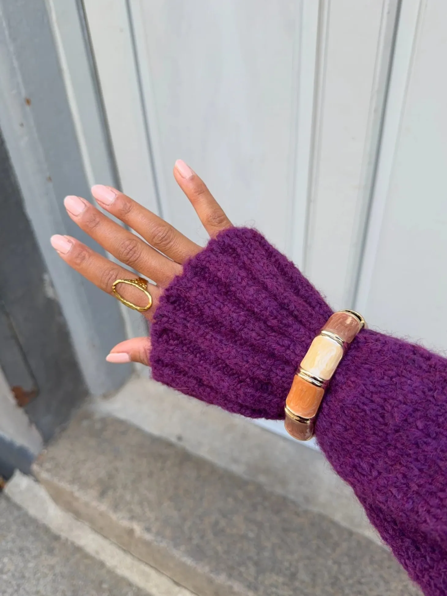Ebony armbånd - Brun/beige