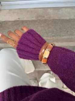 Ebony armbånd - Brun/beige