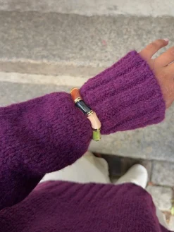 Ebony armbånd med striber - Multifarvet