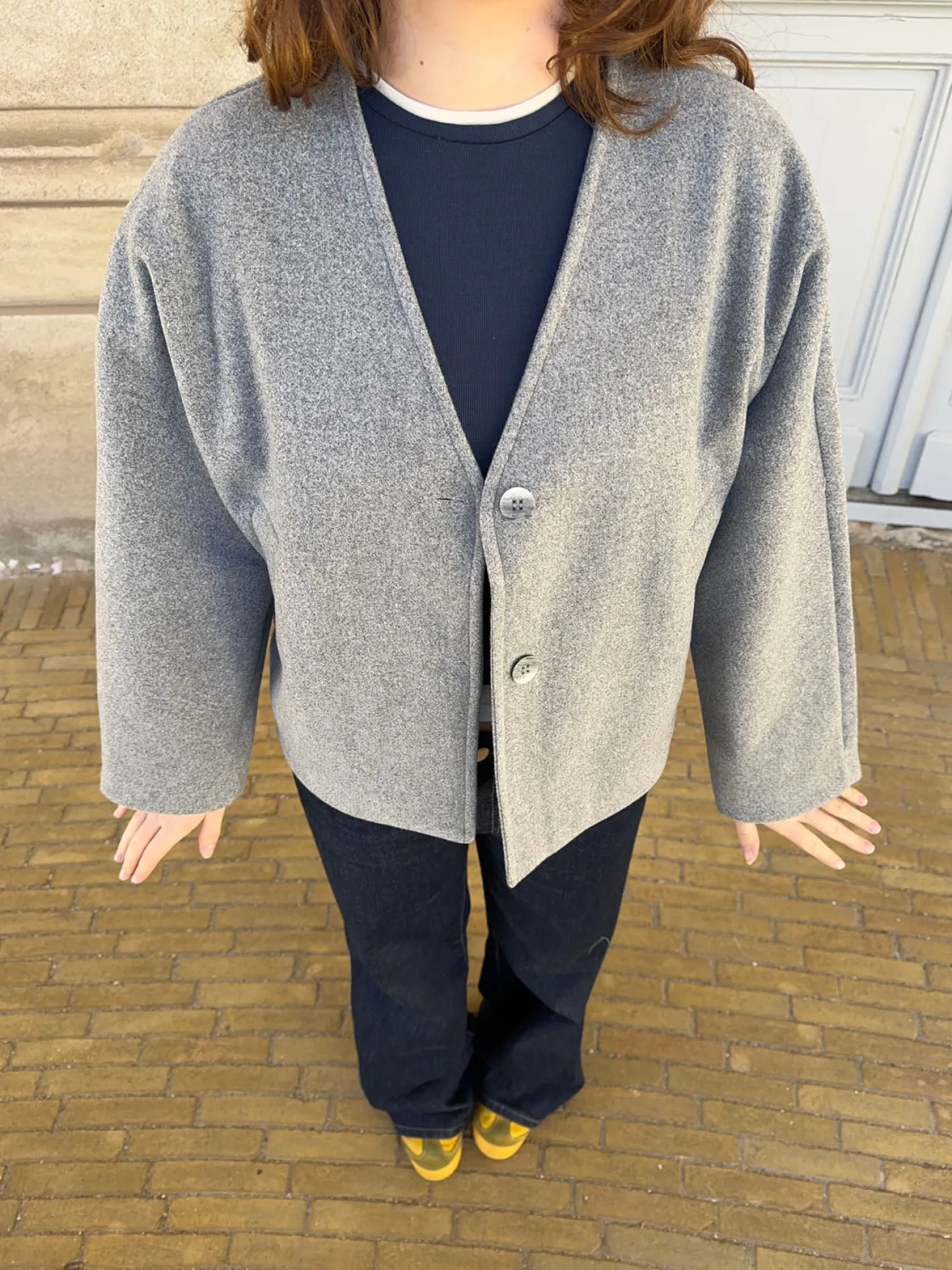 Eila jakke - Lysegrå