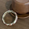 Eivora armbånd med striber - Rosa/lyserød/brun/guld