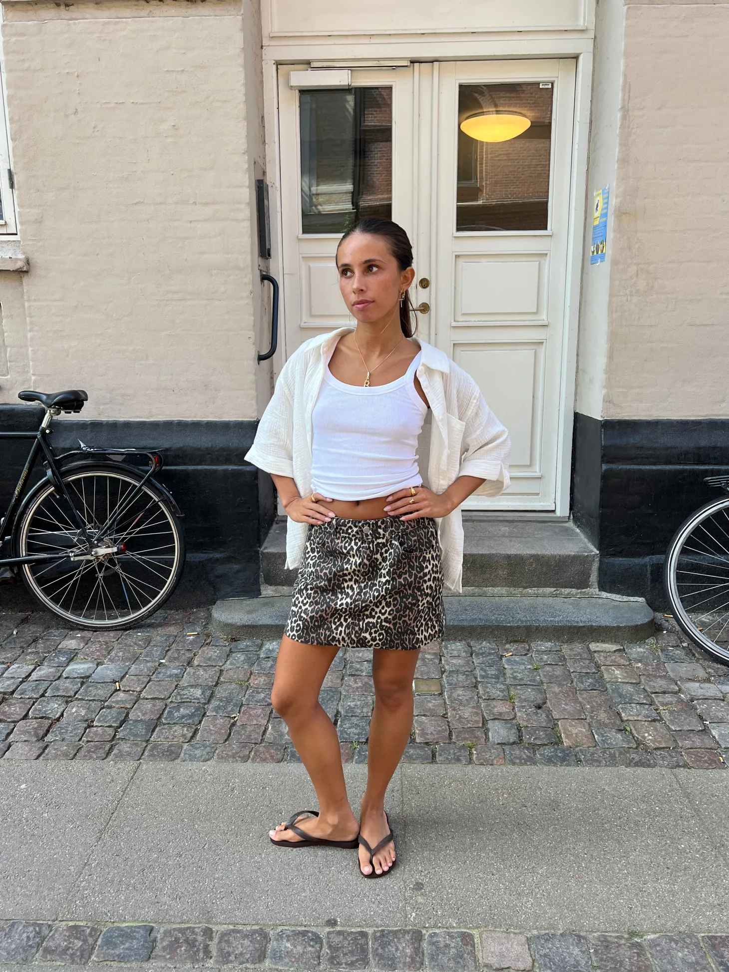 Emilla nederdel - Leopard