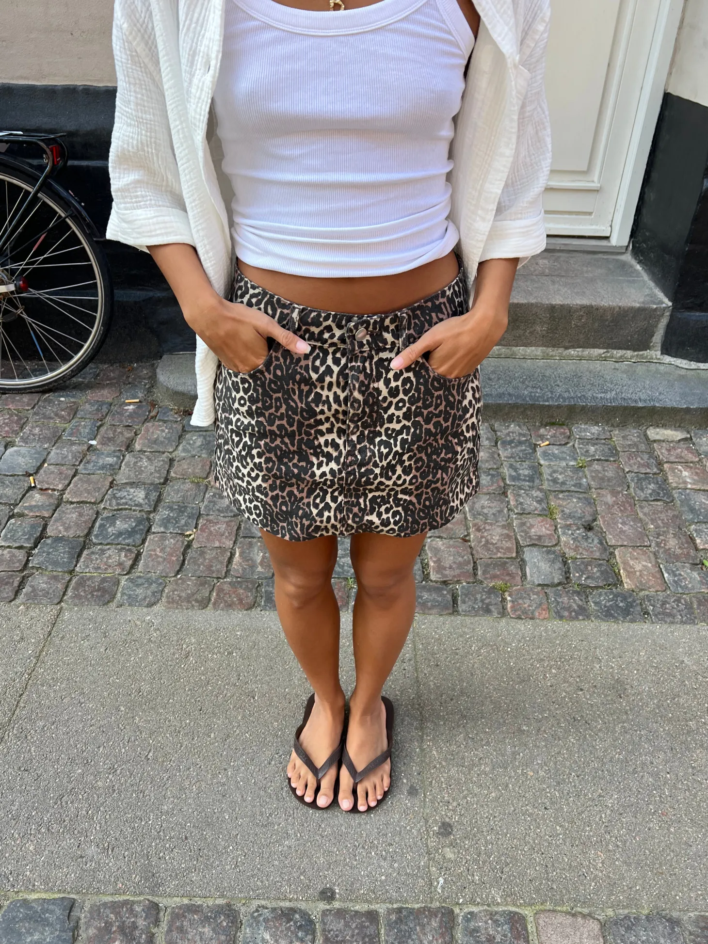 Emilla nederdel - Leopard