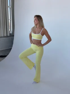 Essential flared pants - Butter