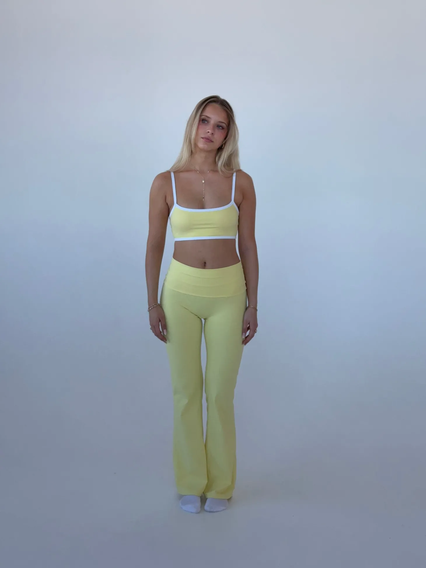 Essential flared pants - Butter