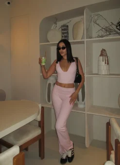 Essential flared pants - Candyfloss