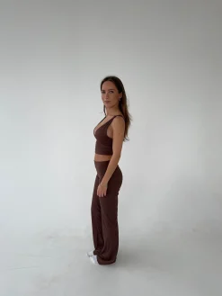 Essential flared pants - Espresso