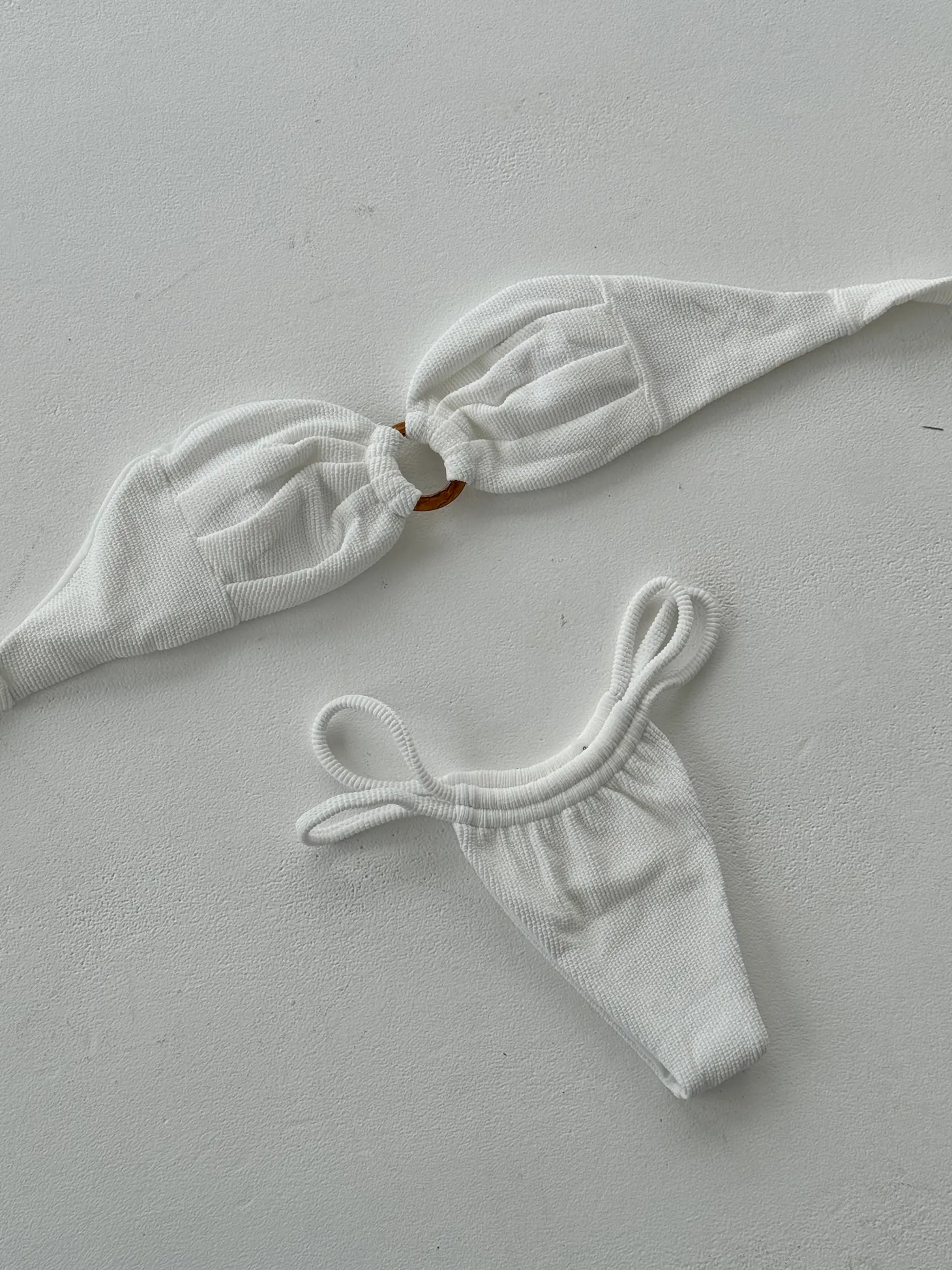 Eva bandeau bikini - Hvid