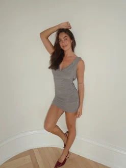 Floranne kjole - Taupe