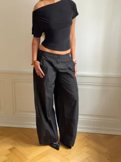 Florine figursyet t-shirt - Sort