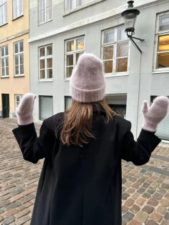 Fluffy handsker - Pink