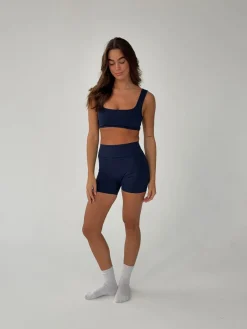 Folded essential shorts - Midnight