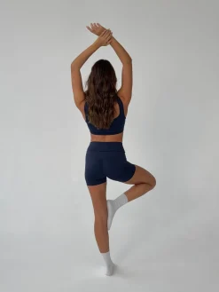 Folded essential shorts - Midnight