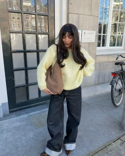 Genevieve striktrøje - Gul