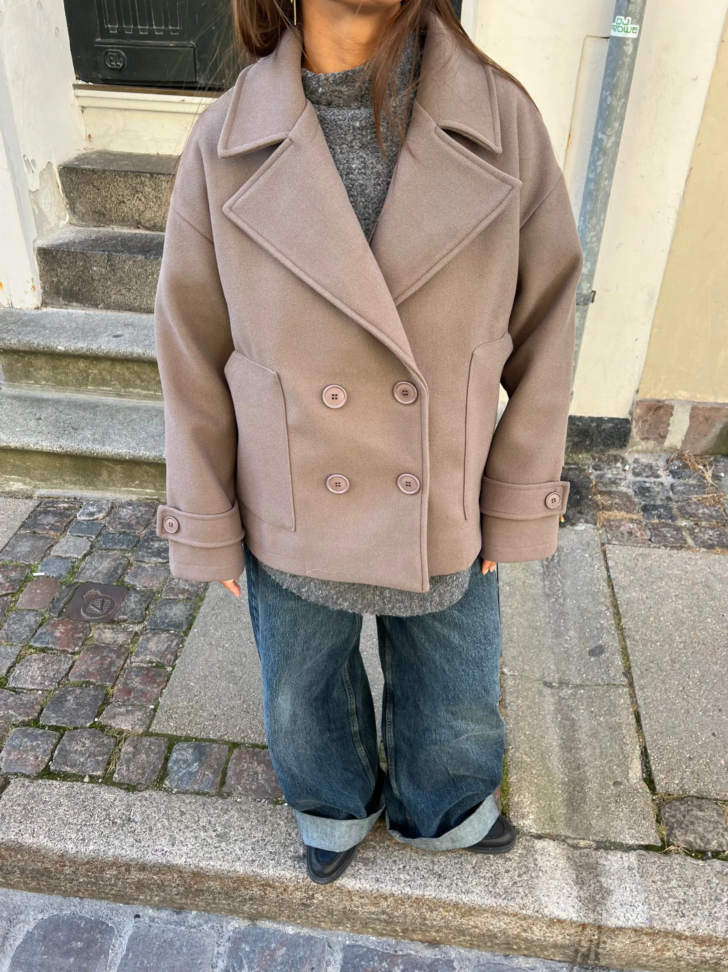 Ginalli jakke - Taupe