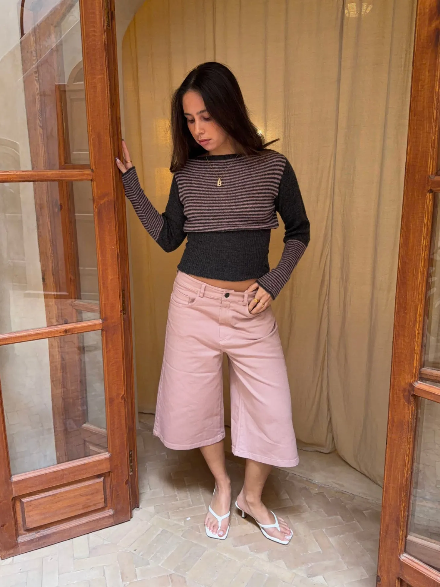 Inga bermudashorts - Lyserød
