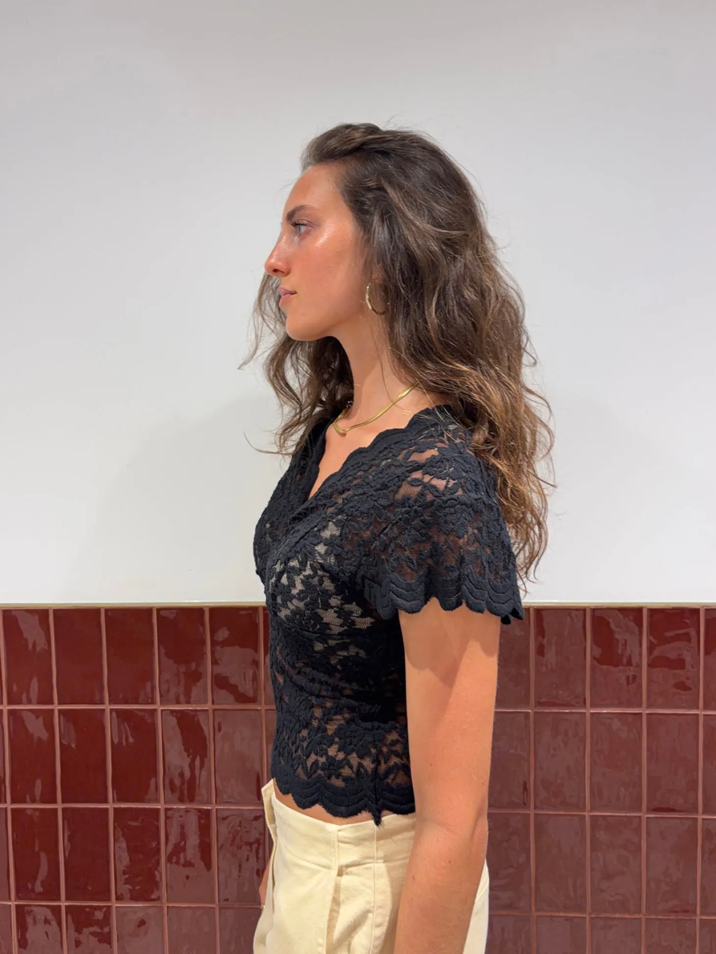 Isabel blondetop - Sort