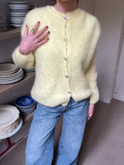 Jamilla mohair cardigan - Gul